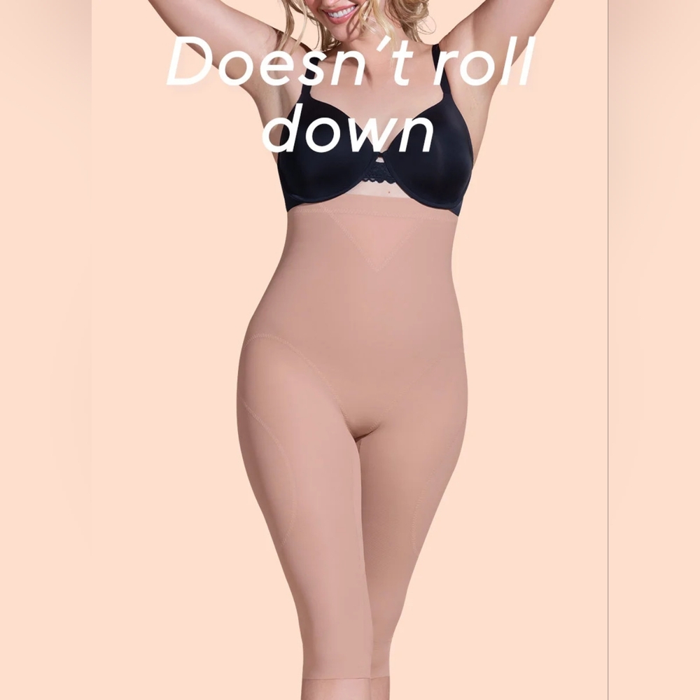NWT New HoneyLove Sculptwave Capri in Sand - size L nude Sculpt Wave Shapewear
